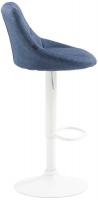 Barhocker Lazio Stoff weiß blau Barhocker Lazio Stoff weiß blau