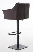 2er Set Barhocker Damaso Kunstleder schwarz braun 2er Set Barhocker Damaso Kunstleder schwarz braun