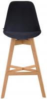 2er Set Barhocker Cannes Samt natura schwarz 2er Set Barhocker Cannes Samt natura schwarz