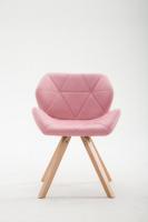 Besucherstuhl Tyler Kunstleder Natura Square pink Besucherstuhl Tyler Kunstleder Natura Square pink
