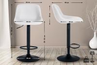 Barhocker Loft Kunstleder weiß Barhocker Loft Kunstleder weiß