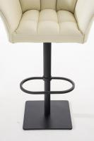 2er Set Barhocker Damaso Kunstleder schwarz creme 2er Set Barhocker Damaso Kunstleder schwarz creme