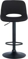2er Set Barhocker Camden Samt schwarz schwarz 2er Set Barhocker Camden Samt schwarz schwarz