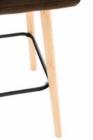 Barhocker Lincoln Samt braun Barhocker Lincoln Samt braun
