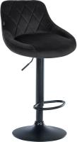 2er Set Barhocker Lazio Samt schwarz schwarz 2er Set Barhocker Lazio Samt schwarz schwarz
