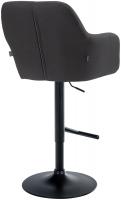 Barhocker Natoma Stoff schwarz schwarz Barhocker Natoma Stoff schwarz schwarz