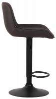 2er Set Barhocker Lentini Stoff schwarz dunkelgrau 2er Set Barhocker Lentini Stoff schwarz dunkelgrau