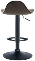 Barhocker Shanghai Stoff schwarz taupe Barhocker Shanghai Stoff schwarz taupe