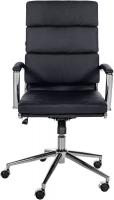 Bürostuhl Cleveland Echtleder schwarz Bürostuhl Cleveland Echtleder schwarz