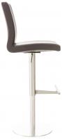2er Set Barhocker Cadiz Kunstleder edelstahl braun 2er Set Barhocker Cadiz Kunstleder edelstahl braun