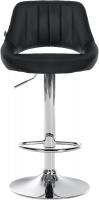 Barhocker Milet Kunstleder chrom schwarz Barhocker Milet Kunstleder chrom schwarz