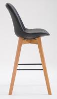 2er Set Barhocker Metz Kunstleder natura schwarz 2er Set Barhocker Metz Kunstleder natura schwarz