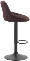 Barhocker Lazio Stoff schwarz braun Barhocker Lazio Stoff schwarz braun