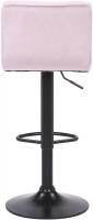 4er Set Barhocker Feni Samt rosa 4er Set Barhocker Feni Samt rosa