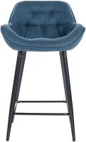 2er Set Barhocker Gibson Stoff blau 2er Set Barhocker Gibson Stoff blau