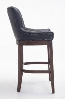 Barhocker Lakewood Echtleder, Antik schwarz Barhocker Lakewood Echtleder, Antik schwarz