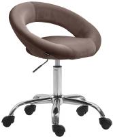 Arbeitshocker Olinda Samt braun Arbeitshocker Olinda Samt braun