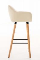 Barhocker Grant Kunstleder creme Barhocker Grant Kunstleder creme