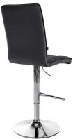 Barhocker Peking V2 Kunstleder chrom schwarz 