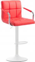 Barhocker Lucy V2 weiß rot Barhocker Lucy V2 weiß rot