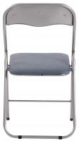 2er Set Klappstuhl Felix grau/silber 