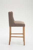 Barhocker Cassandra Stoff Antik-hell taupe 
