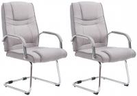 2er Set Stühle Attila Stoff grau 2er Set Stühle Attila Stoff grau