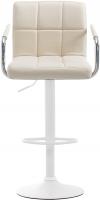 2er Set Barhocker Lucy V2 weiß creme 2er Set Barhocker Lucy V2 weiß creme