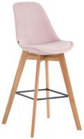 Barhocker Metz Samt natura pink Barhocker Metz Samt natura pink