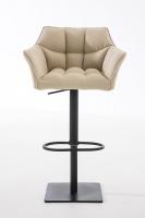 Barhocker Damaso B Stoff creme Barhocker Damaso B Stoff creme