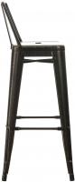 2er Set Barhocker Mason schwarz-gold 2er Set Barhocker Mason schwarz-gold