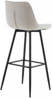 2er Set Barhocker Dartford Stoff creme 2er Set Barhocker Dartford Stoff creme