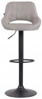2er Set Barhocker Milet Stoff B grau 