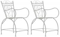 2er Set Stühle Sheela antik weiß 2er Set Stühle Sheela antik weiß