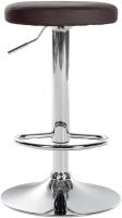 2er Set Barhocker Ponte Kunstleder chrom braun 2er Set Barhocker Ponte Kunstleder chrom braun