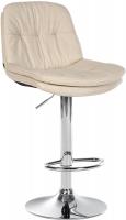 Barhocker Laurel Stoff chrom creme 
