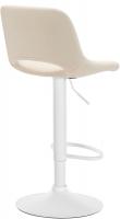 2er Set Barhocker Camden Kunstleder weiß creme 