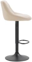Barhocker Lazio Kunstleder schwarz creme 