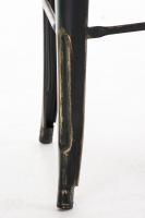2er Set Barhocker Aiden schwarz-gold 2er Set Barhocker Aiden schwarz-gold