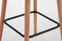 Barhocker Lincoln Stoff hellgrau 