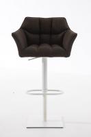 Barhocker Damaso W Stoff braun Barhocker Damaso W Stoff braun