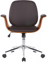 Bürostuhl Kemberg Kunstleder walnuss/braun Bürostuhl Kemberg Kunstleder walnuss/braun