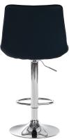 2er Set Barhocker Toni Kunstleder chrom schwarz 2er Set Barhocker Toni Kunstleder chrom schwarz