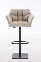 Barhocker Damaso B Stoff elfenbein Barhocker Damaso B Stoff elfenbein