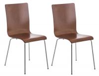2er Set Besucherstuhl Pepe braun 2er Set Besucherstuhl Pepe braun