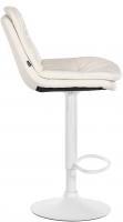 Barhocker Laurel Kunstleder weiß weiß Barhocker Laurel Kunstleder weiß weiß
