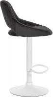 2er Set Barhocker Milet Samt W schwarz 
