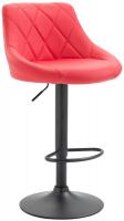 Barhocker Lazio Kunstleder schwarz rot Barhocker Lazio Kunstleder schwarz rot
