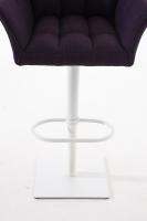 Barhocker Damaso W Stoff lila 