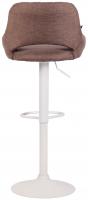 2er Set Barhocker Milet Stoff W braun 